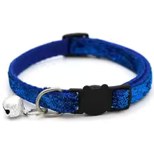 Adjustable Colorful Cat Collar with Bell for Pets– premium walking and training gear for cats by Pet Haven Supply, front view