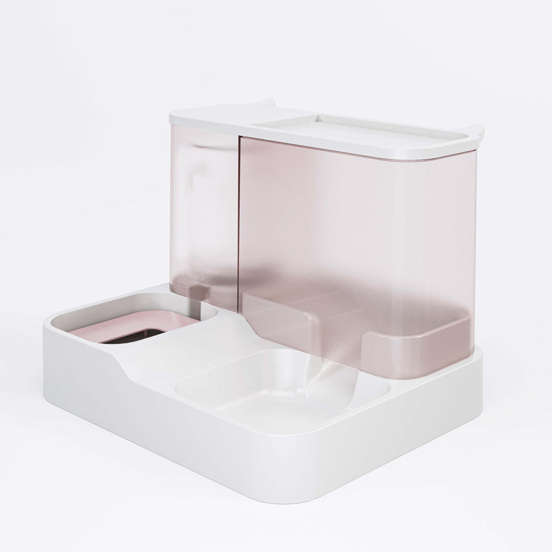 Automatic Cat Feeder and Water Dispenser for Pets– premium feeding and hydration accessory for cats by Pet Haven Supply, close-up view