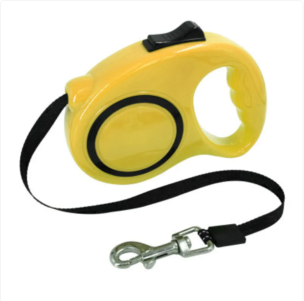Automatic Retractable Dog Leash with Bone Print