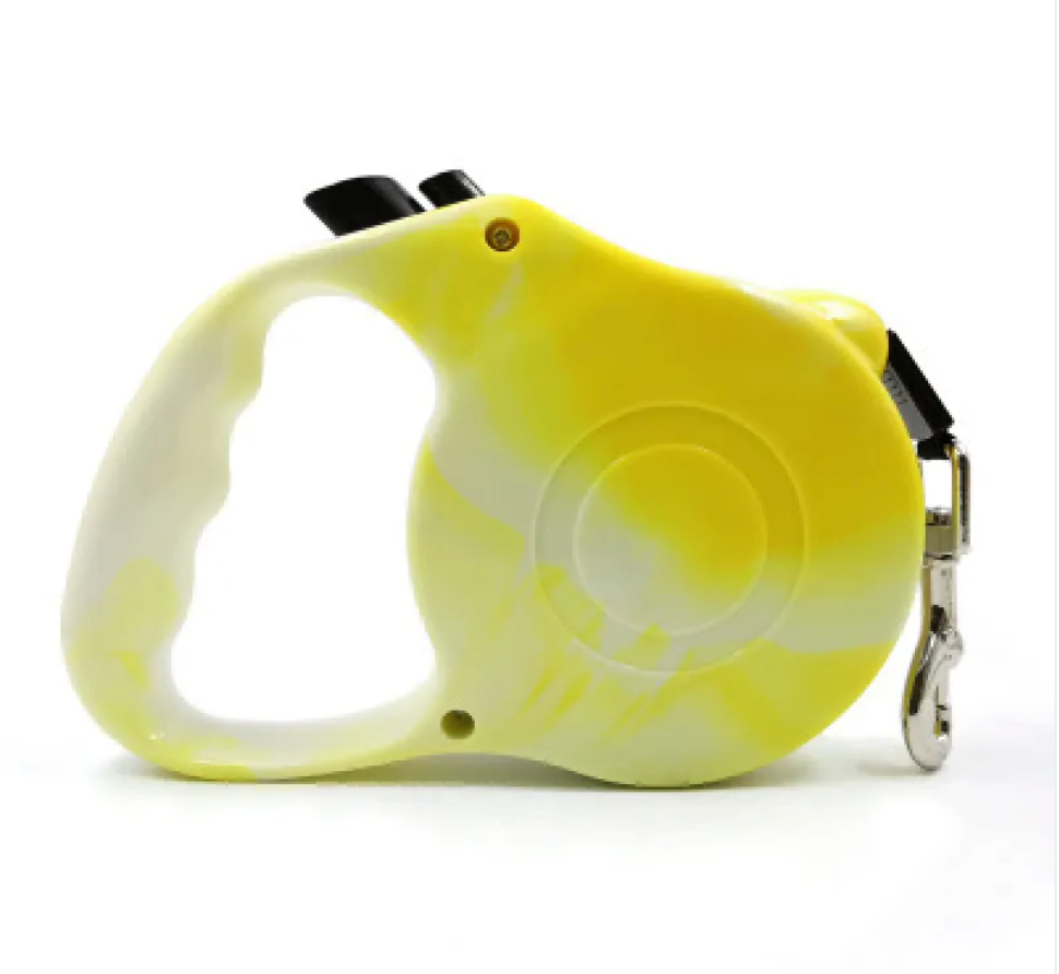 Automatic Retractable Dog Leash with Bone Print