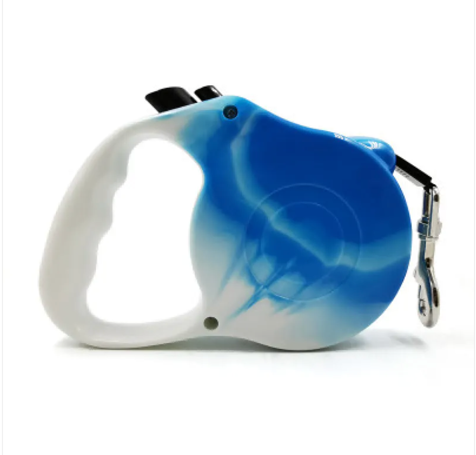 Automatic Retractable Dog Leash with Bone Print